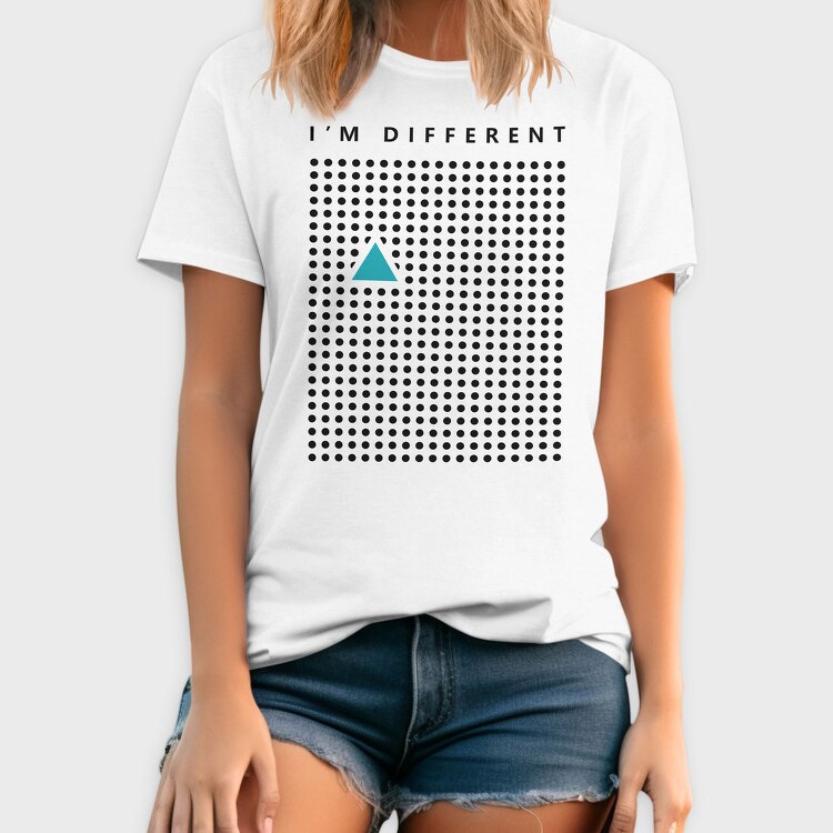 Im Different Triangle, Tricou Barbati (Unisex)
