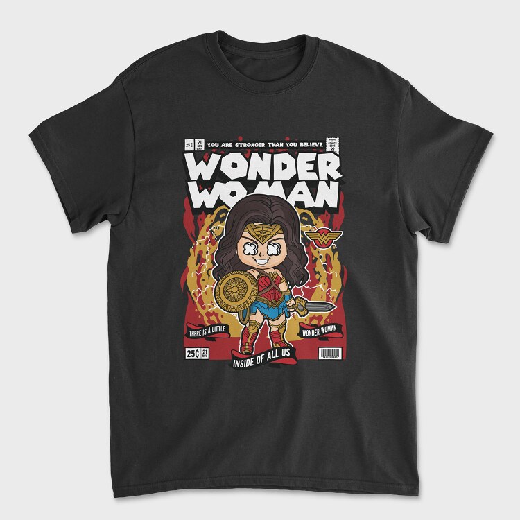 Tricou Barbati (Unisex), Wonder Woman