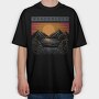 Wanderlust Adventure, Tricou Oversize Barbati (Unisex)
