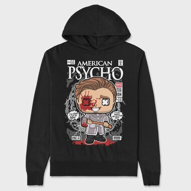 American Psycho Patrick Bateman, Hanorac Oversize Barbati (Unisex)