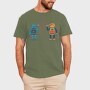 Robots Walkie Talkie, Tricou Barbati (Unisex)