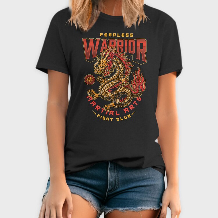 Warrior Dragon Martial Arts, Tricou Barbati (Unisex)