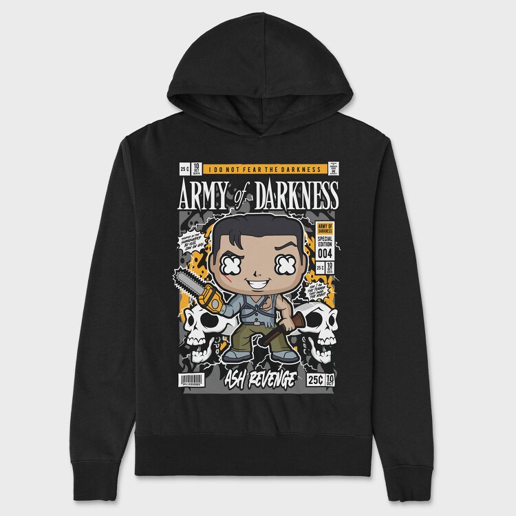 Army of Darkness Ash, Hanorac Oversize Barbati (Unisex)