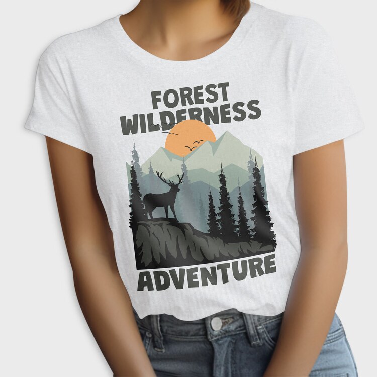 Forest Wilderness Adventure, Tricou Femei