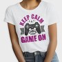 Keep Calm Game On, Tricou Femei