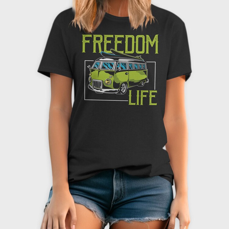Freedom Life Van, Tricou Barbati (Unisex)