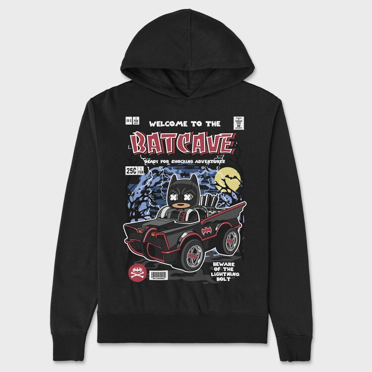 Bat Mobile, Hanorac Oversize Barbati (Unisex)