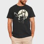 Wolf Howl Moon Cat, Tricou Barbati (Unisex)
