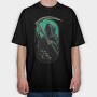 Grim Reaper Neon, Tricou Oversize Barbati (Unisex)