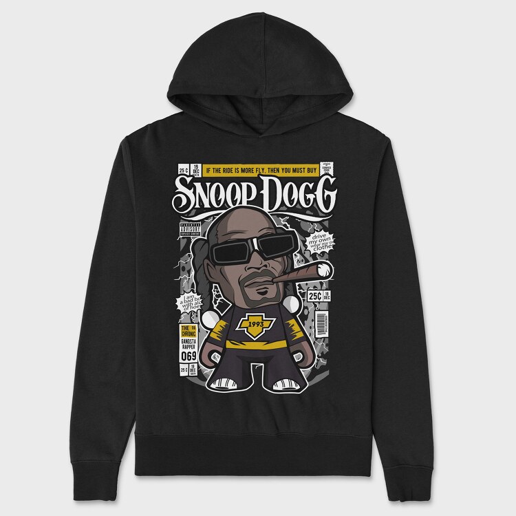 Snoop Dog, Hanorac Oversize Barbati (Unisex)