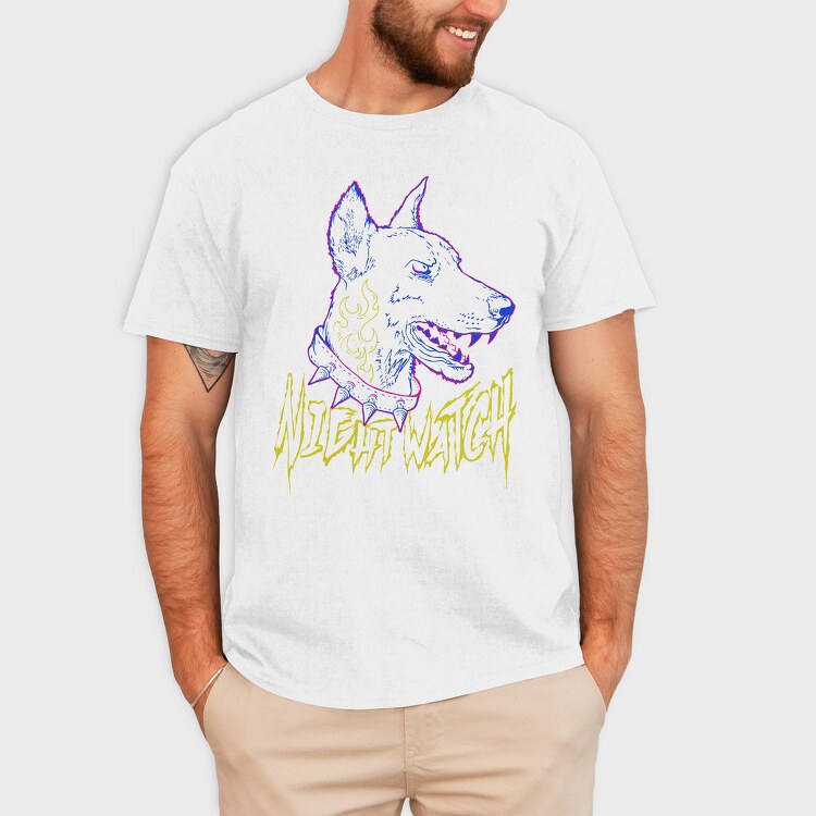 Wolf Howl Night Watch, Tricou Barbati (Unisex)