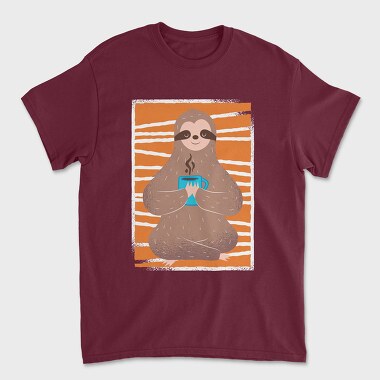 Tricou Barbati (Unisex), Sloth Coffee