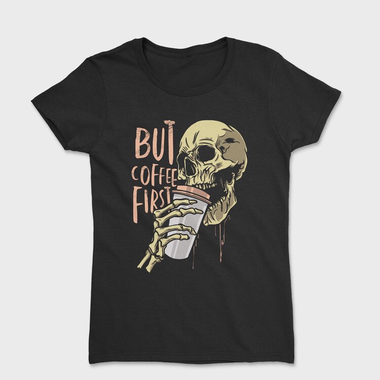 Coffe Skull, Tricou Femei