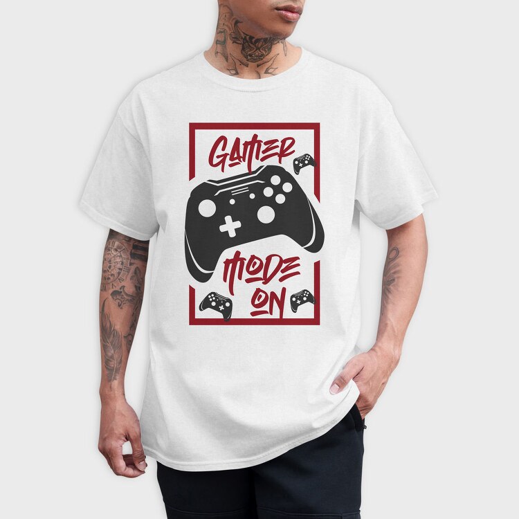Gamer Mode On, Tricou Barbati (Unisex)