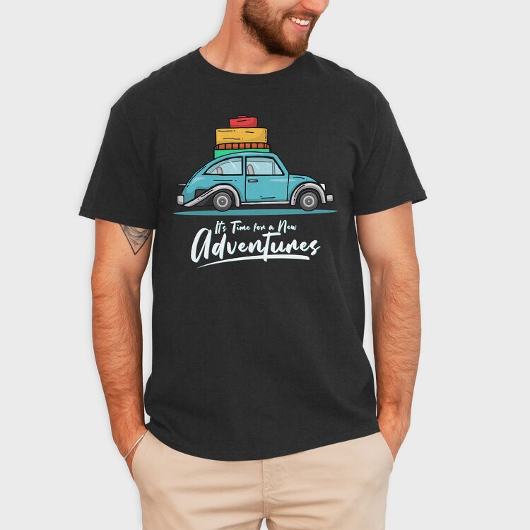 Road Trip Adventure, Tricou Barbati (Unisex)