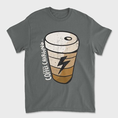 Tricou Barbati (Unisex), Coffee Charging