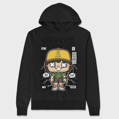 Stranger Things Dustin, Hanorac Oversize Barbati (Unisex)