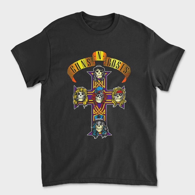 Guns N Roses 5, Tricou Barbati (Unisex)