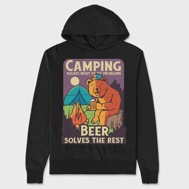 Hanorac Barbati (Unisex), Camping and Beer