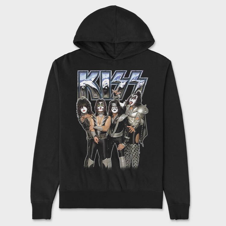 Kiss 2, Hanorac Oversize Barbati (Unisex)