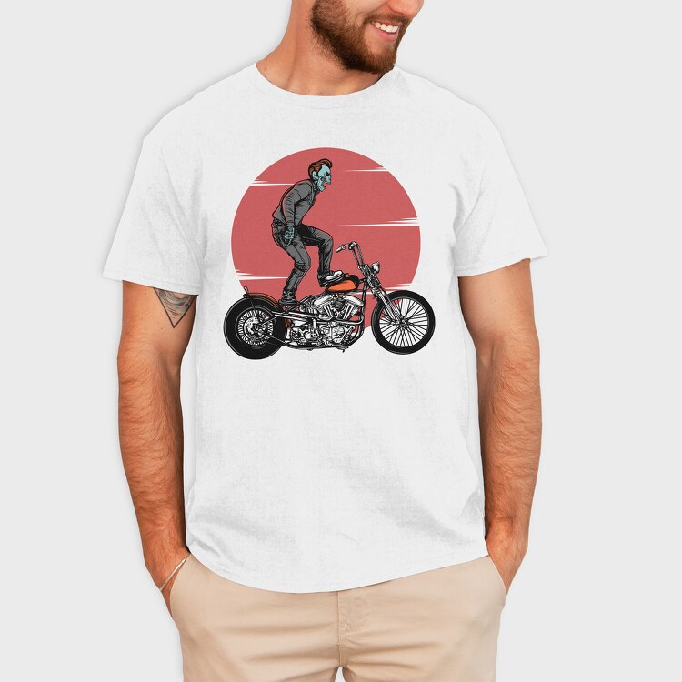 Zombie Rider, Tricou Barbati (Unisex)