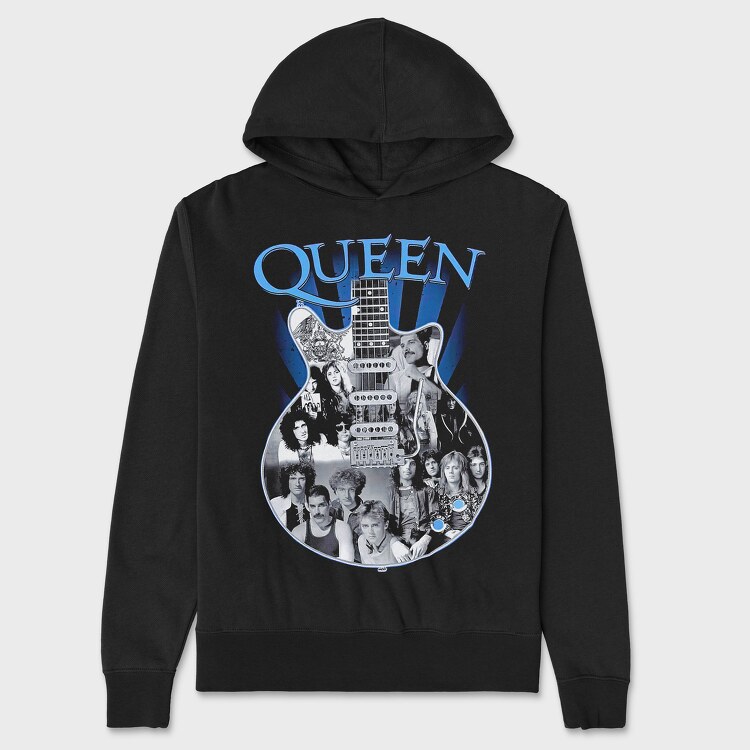 Queen 2, Hanorac Oversize Barbati (Unisex)