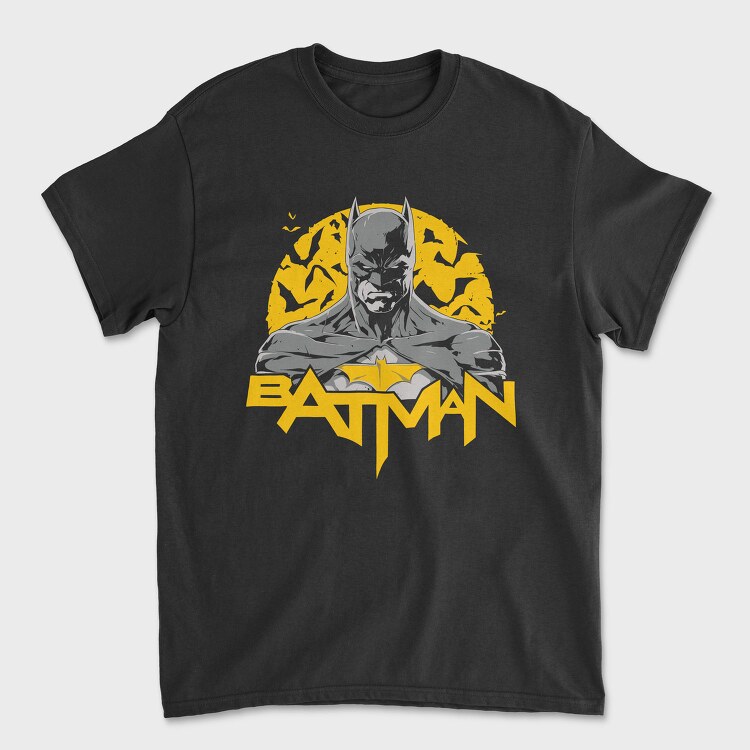 Batman Yellow Batman, Tricou Barbati (Unisex)