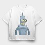 Benderbot, Tricou Oversize Barbati (Unisex)