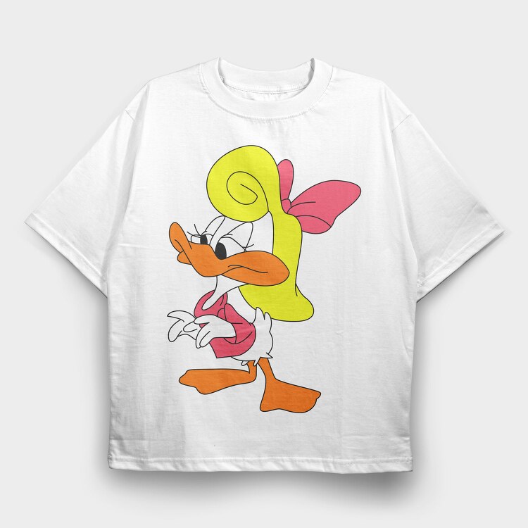 Daisy Duck Dmarcheur, Tricou Oversize Barbati (Unisex)