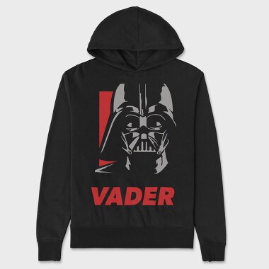 Darth Vader Face, Hanorac Oversize Barbati (Unisex)