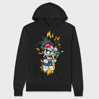 Day Of The Dead Vegeta, Hanorac Oversize Barbati (Unisex)