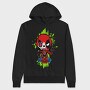 Deadpool Chibi Rose, Hanorac Oversize Barbati (Unisex)