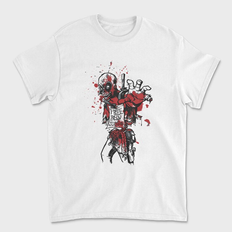 Deadpool Free Blow Jobs, Tricou Barbati (Unisex)