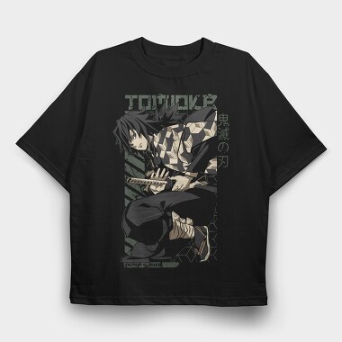 Demon Slayer Blade Strike, Tricou Oversize Barbati (Unisex)