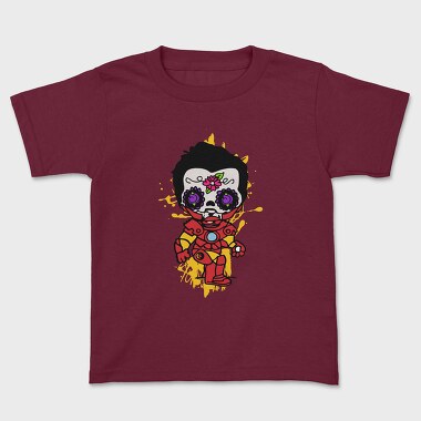 Dia De Los Muertos Ironman, Tricou Copii