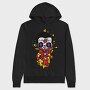Dia De Los Muertos Ironman, Hanorac Oversize Barbati (Unisex)