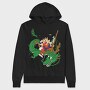 Dragon Warrior, Hanorac Oversize Barbati (Unisex)