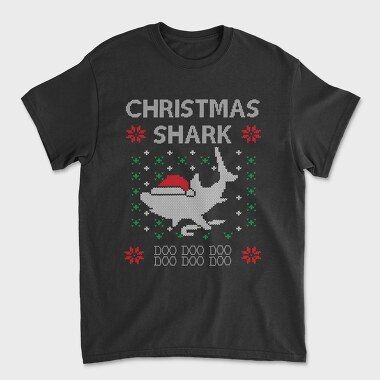 Christmas Shark Sweater, Tricou Barbati (Unisex)