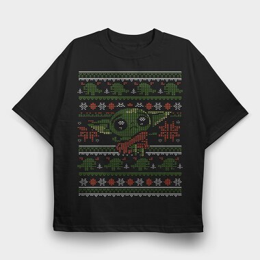 Christmas Sweater Knit 1, Tricou Oversize Barbati (Unisex)