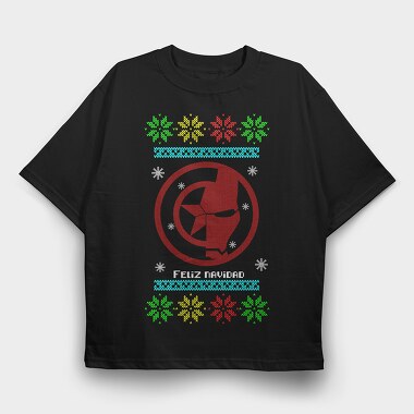 Christmas Sweater, Tricou Oversize Barbati (Unisex)