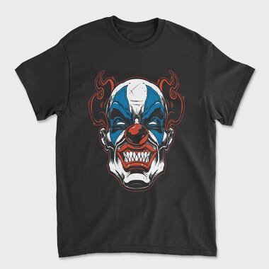 Clown Face Scream, Tricou Barbati (Unisex)