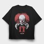 Clown It Horror, Tricou Oversize Barbati (Unisex)