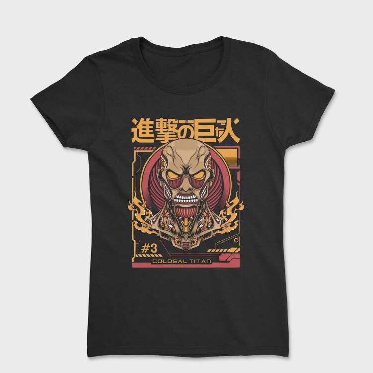 Colossal Titan Face 1, Tricou Femei