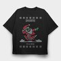 Dabbing Reindeer Sweater, Tricou Oversize Barbati (Unisex)