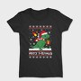 Dino Xmas Sweater, Tricou Femei