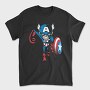 Captain America Shield, Tricou Barbati (Unisex)