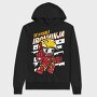 Invincible Iron Ninja, Hanorac Oversize Barbati (Unisex)