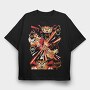 Goku Vs Vegeta, Tricou Oversize Barbati (Unisex)