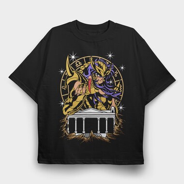 Golden Dragon Quest, Tricou Oversize Barbati (Unisex)