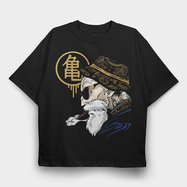 Golden Dragon Roar, Tricou Oversize Barbati (Unisex)